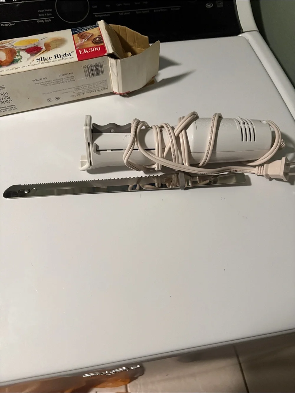 Black & Decker Slice Right Electric Carving Knife With Guide Vintage